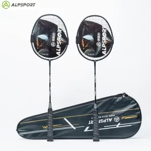ALP RR 2pcs 4U G5 Original Design Raket Full Carbon Fiber 22-25Lbs Strung Sports Badminton Racket With Free String Grips And Bag